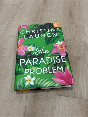 Christina Lauren "The Paradise Problem" - Bright Tropical Hardcover